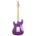 SX Guitar ED1 Vintage Style Electric with Bag - Metallic Purple