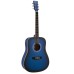 SX Guitar SD103KBUS 3/4 Dreadnought Acoustic Guitar Kit - Blue