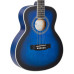 SX Guitar 3/4 Dreadnought Acoustic Guitar Kit - Blue – image 3