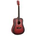 SX Guitar SD103KRDS 3/4 Dreadnought Acoustic Guitar Kit - Red