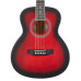 SX Guitar 3/4 Dreadnought Acoustic Guitar Kit - Red – image 2