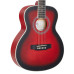SX Guitar 3/4 Dreadnought Acoustic Guitar Kit - Red – image 3