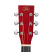 SX Guitar 3/4 Dreadnought Acoustic Guitar Kit - Red – image 7