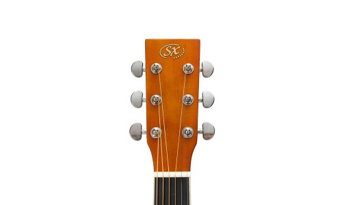 SX Guitar SD104G Dreadnought Acoustic - Gloss Natural