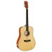 SX Guitar SD104G Dreadnought Acoustic - Gloss Natural