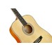 SX Guitar SD104G Dreadnought Acoustic - Gloss Natural