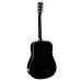 SX Guitar SD104GBK Dreadnought Acoustic - Gloss Black