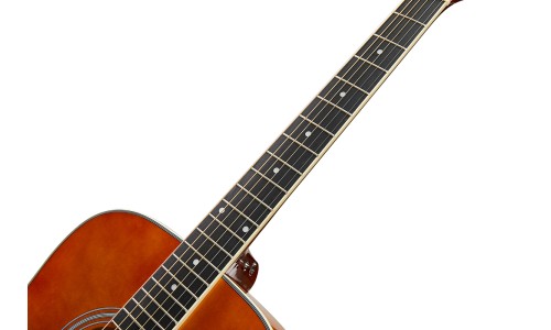 SX Guitar SD104GBR Dreadnought Acoustic - Gloss Brown