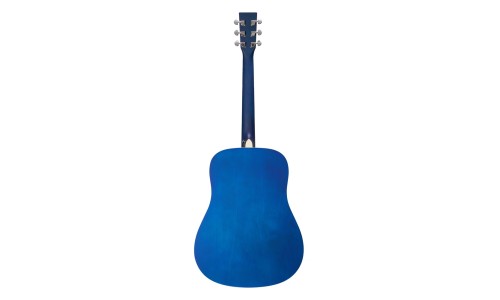 SX Guitar SD104GBUS Dreadnought Acoustic - Gloss Blue Sunburst