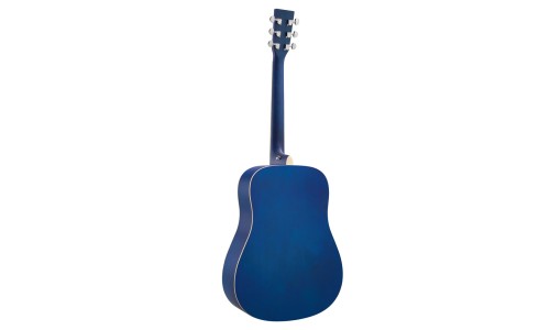 SX Guitar SD104GBUS Dreadnought Acoustic - Gloss Blue Sunburst