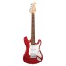 SX Guitar SE1-SK-34-CAR Stratocaster 3/4 Electric Package Guitar - Candy Apple Red