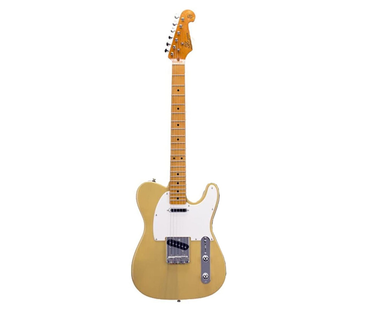 SX Guitar SE2-SK-BSB SE2 Electric Package Guitar - Butter Scotch Blonde