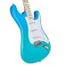 SX Guitar SEM1 ST Electric with Bag - Blue Glow