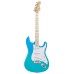 SX Guitar SEM1 ST Electric with Bag - Blue Glow
