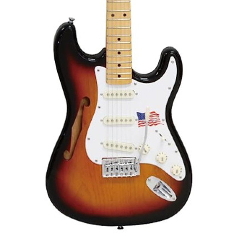 SX Guitar SST/ASH/3TS American Swamp Ash Electric  - Sunburst