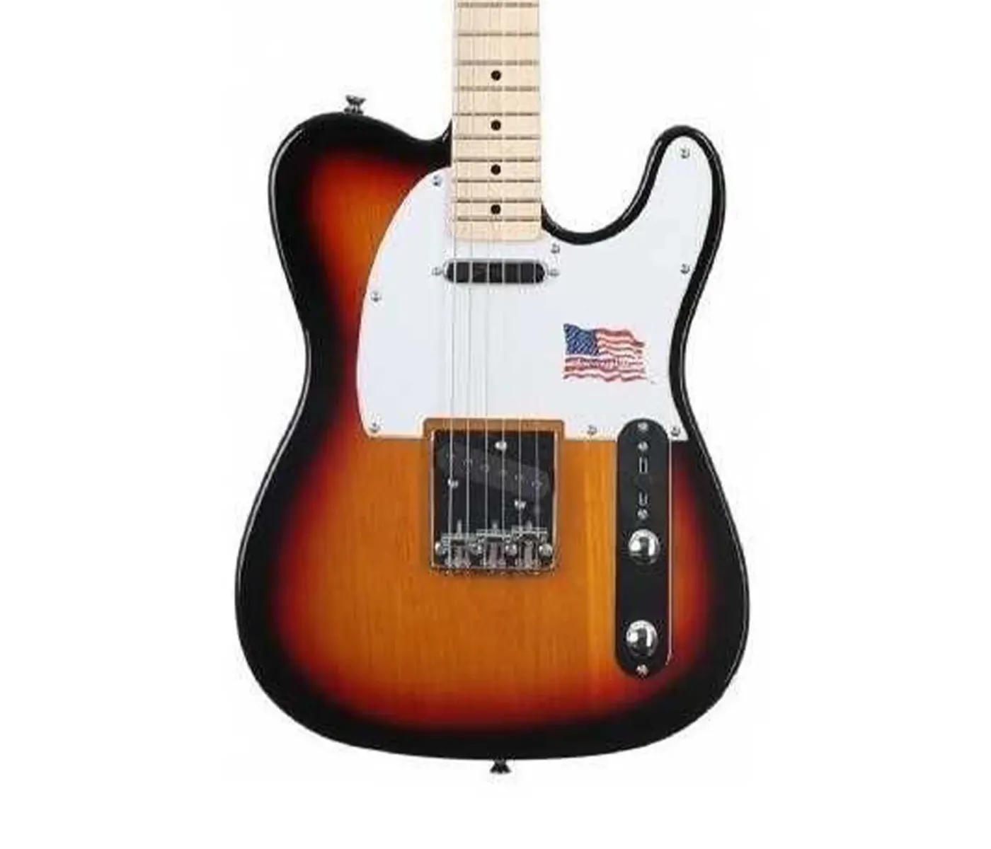 SX Guitar STL/ALDER/3TS Series Teaser American Alder Electric Guitar - Sunburst