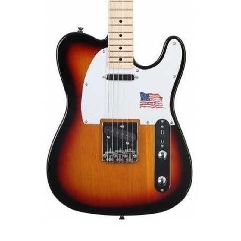 SX Guitar STL/ALDER/3TS Series Teaser American Alder Electric Guitar - Sunburst