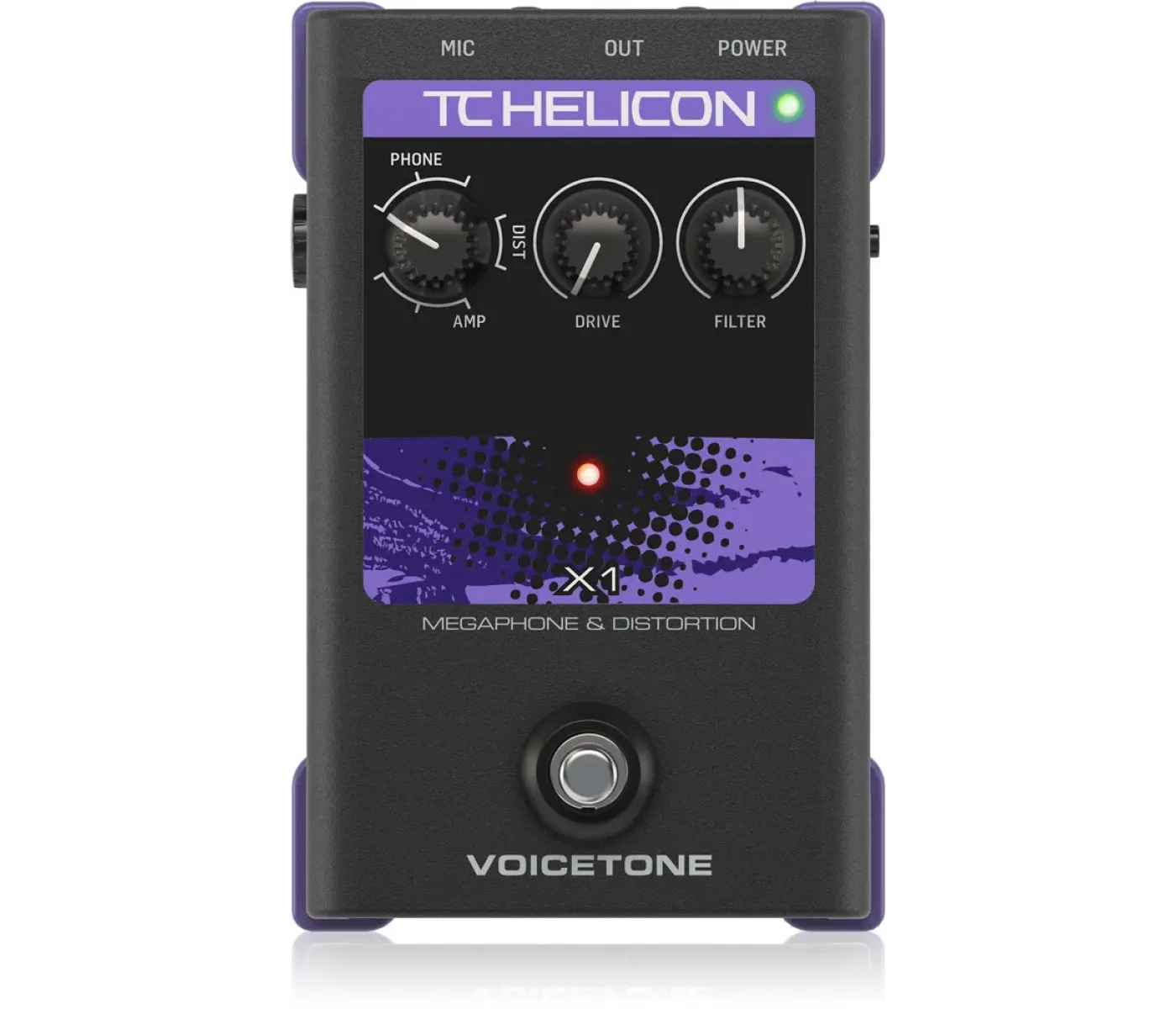 TC Helicon VoiceTone X1 Megaphone and Distortion Vocal Effects