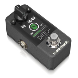 TC Electronic Ditto+ Looper Pedal - 9V DC Power Supply (sold separately)