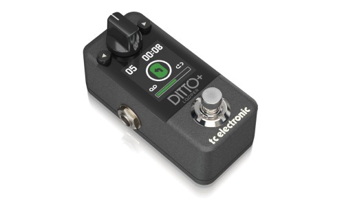 TC Electronic Ditto+ Looper Pedal - 9V DC Power Supply (sold separately)