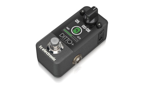 TC Electronic Ditto+ Looper Pedal - 9V DC Power Supply (sold separately)