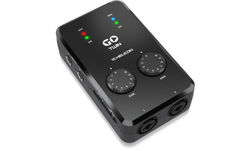 TC Helicon GO TWIN 2-channel Audio/MIDI Interface for Mobile Devices