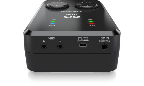 TC Helicon GO TWIN 2-channel Audio/MIDI Interface for Mobile Devices