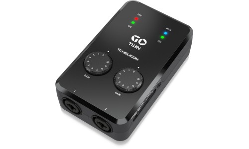 TC Helicon GO TWIN 2-channel Audio/MIDI Interface for Mobile Devices