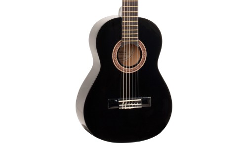 Valencia VC101BK Classical Guitar 1/4 Size - Black