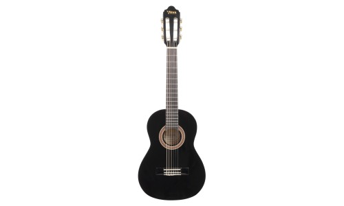 Valencia VC101BK Classical Guitar 1/4 Size - Black