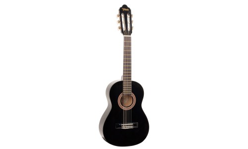 Valencia VC101BK Classical Guitar 1/4 Size - Black