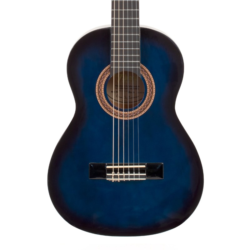 Valencia VC101BUS Blue Burst Classical Guitar - 1/4 Size