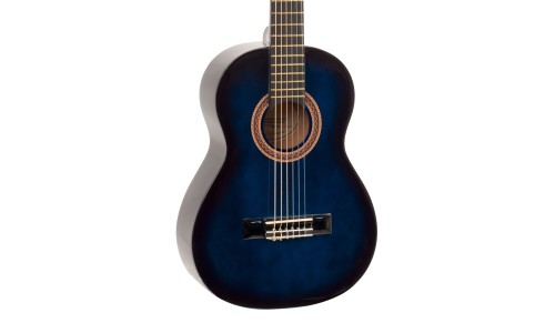 Valencia VC101BUS Blue Burst Classical Guitar - 1/4 Size