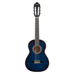 Valencia VC101BUS Blue Burst Classical Guitar - 1/4 Size