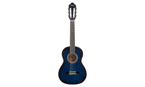 Valencia VC101BUS Blue Burst Classical Guitar - 1/4 Size