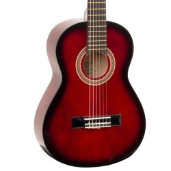 Valencia VC101RDS Red Burst Classical Guitar - 1/4 Size