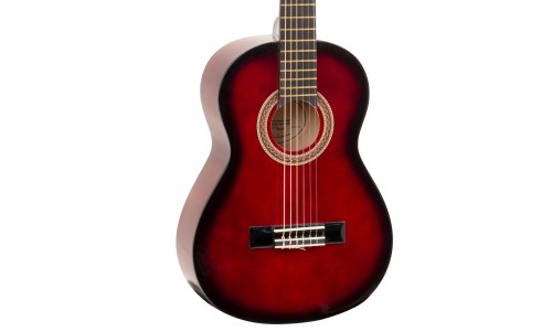 Valencia VC101RDS Red Burst Classical Guitar - 1/4 Size