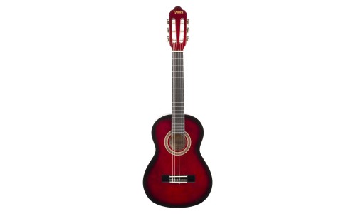 Valencia VC101RDS Red Burst Classical Guitar - 1/4 Size