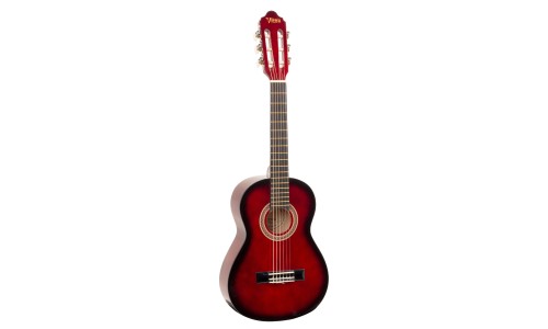 Valencia VC101RDS Red Burst Classical Guitar - 1/4 Size