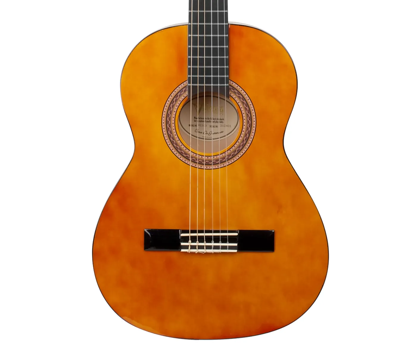 Valencia VC103 Antique Natural Classical Guitar - 3/4 Size Valencia VC103 Antique Natural Classical Guitar - 3/4 Size