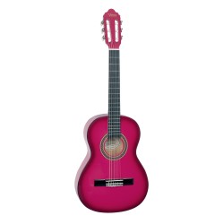 Valencia VC103PKS Pink Sunburst Classical Guitar - 3/4 Size