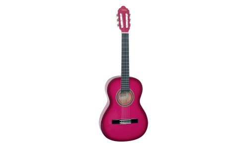 Valencia VC103PKS Pink Sunburst Classical Guitar - 3/4 Size