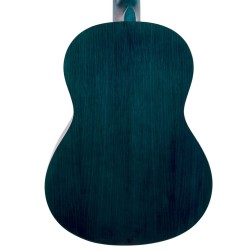 Valencia VC202TBU Transparent Blue Classical Guitar - 1/2 Size