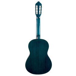 Valencia VC202TBU Transparent Blue Classical Guitar - 1/2 Size