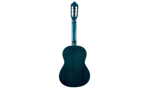 Valencia VC202TBU Transparent Blue Classical Guitar - 1/2 Size