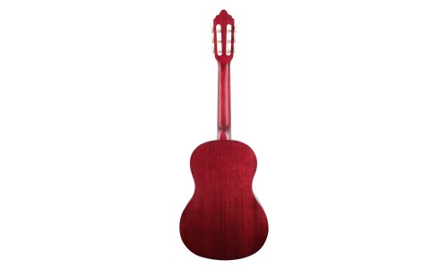 Valencia VC202TWR Transparent Wine Red Classical Guitar - 1/2 Size