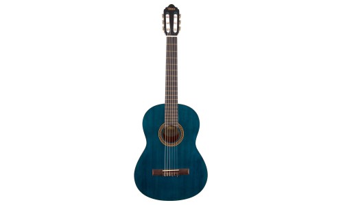 Valencia VC204TBU Classical Guitar - Transparent Blue