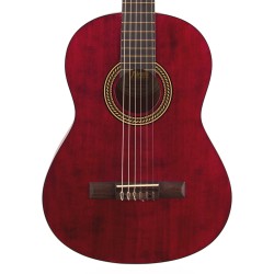 Valencia VC204TWR Classical Guitar - Transparent Wine Red