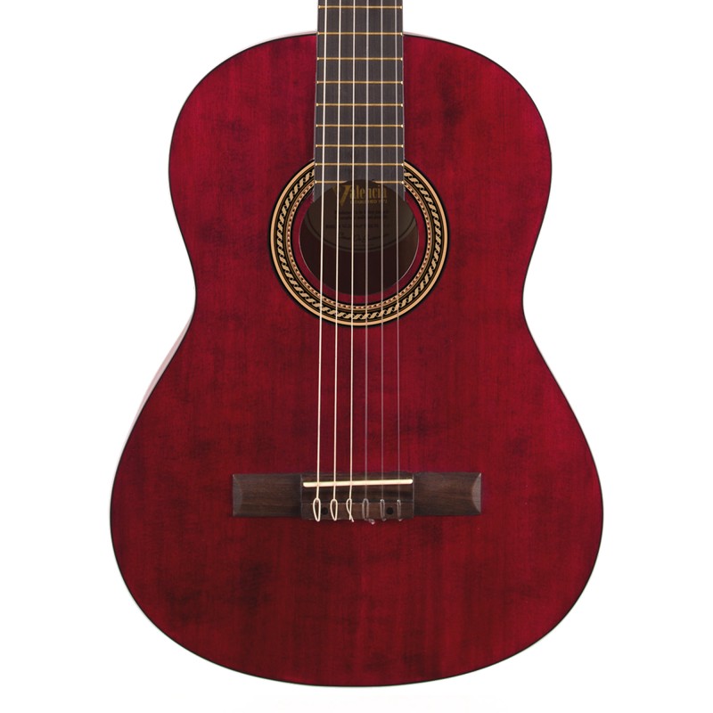 Valencia VC204TWR Classical Guitar - Transparent Wine Red