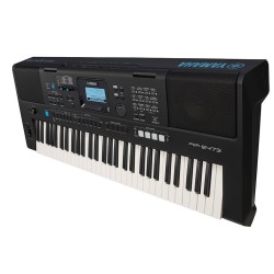 Yamaha PSRE473 61-Key High-Level All-Round Portable Keyboard - Included Power Supply